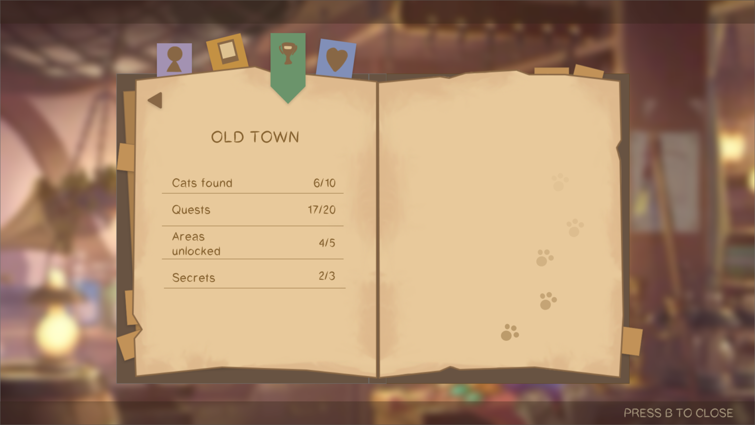 Achievement progress